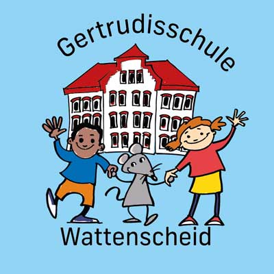 Gertrudisschule: animierte Begrüßung für Eltern & Schüler